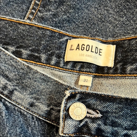 Agolde Blue Barrel Jeans 31 Tapered Baggy fit - Picture 3 of 6